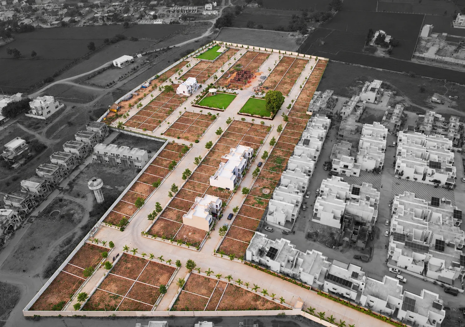 DevHeera Residency Top View